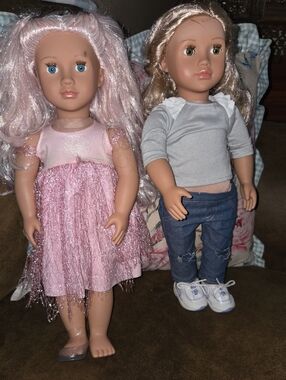 Our GENERATION DOLLS Pink Sparkle Dress Doll - Kids Toys